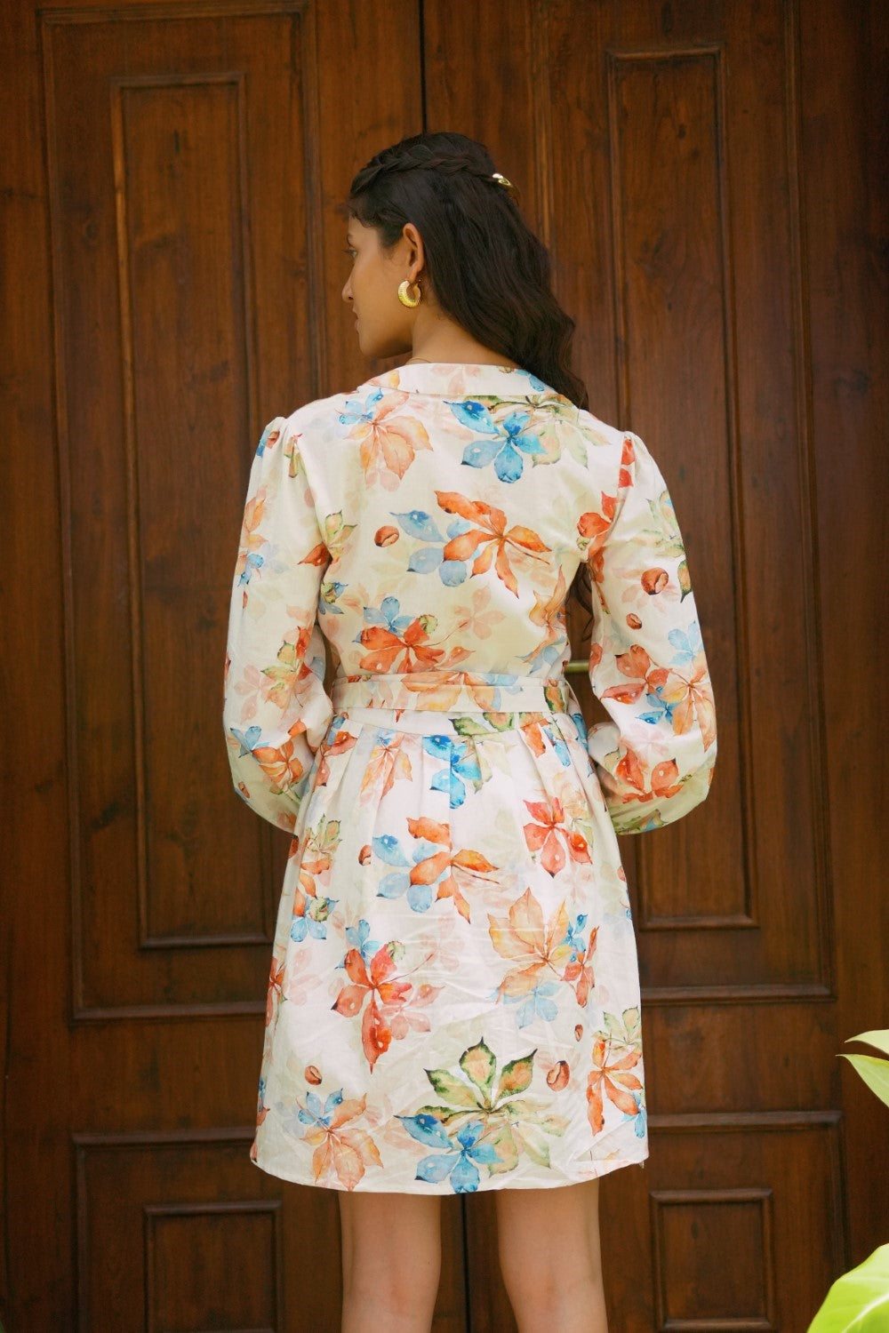 Amara Dress Ivory Bloom