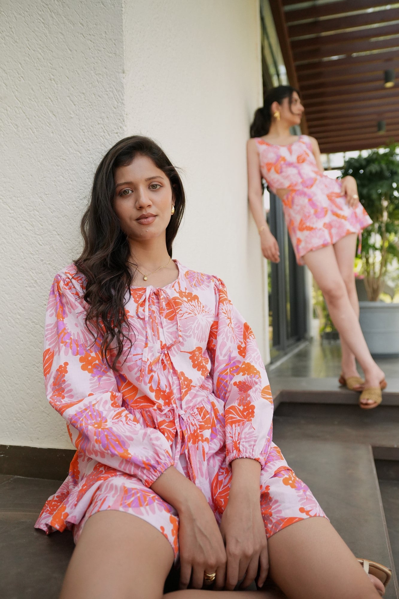 Wildflower Tie-Up Blouse – Ora Print