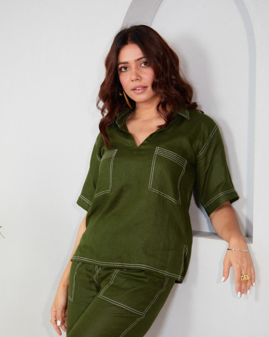 CEO Top - Sage Green