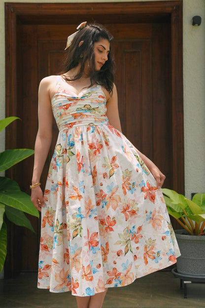 Ivy Dress – Summer Bloom Print