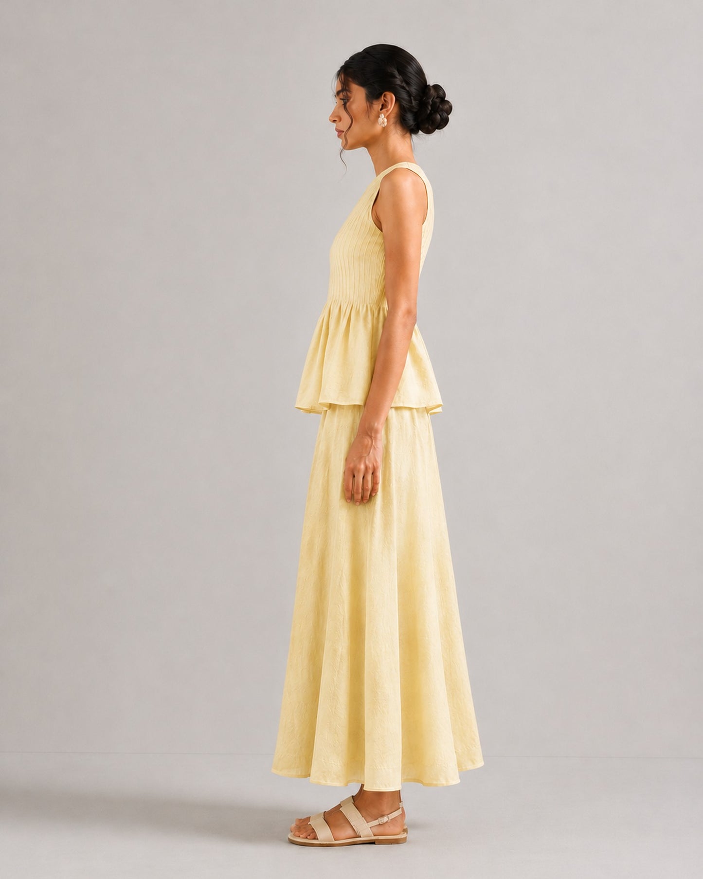 Butter Peplum Top