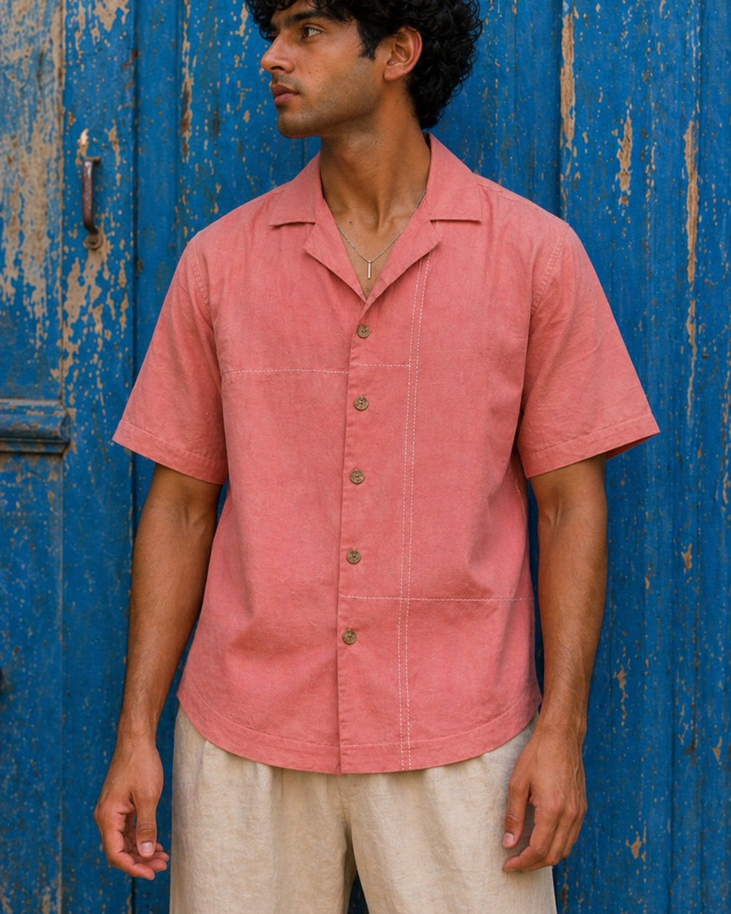 Breeze Shirt — Salmon